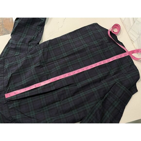 NWT J.CREW Blue Green Plaid Button Down Secret Wash Poplin Shirt Mens Sz S $90 - Picture 10 of 10